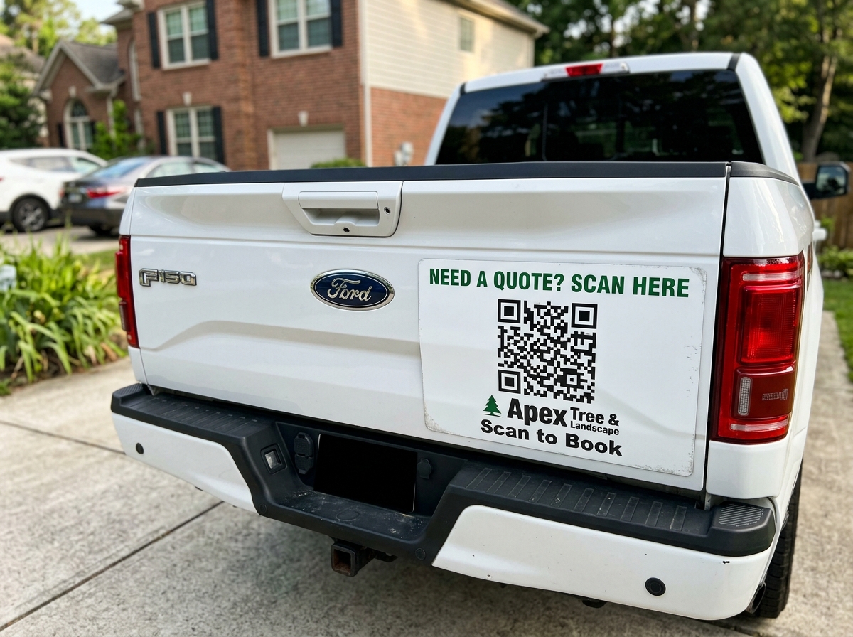 Pickup Tailgate QR Code Magnet
